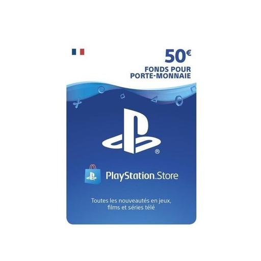 Carte PlayStation Network 50€-France